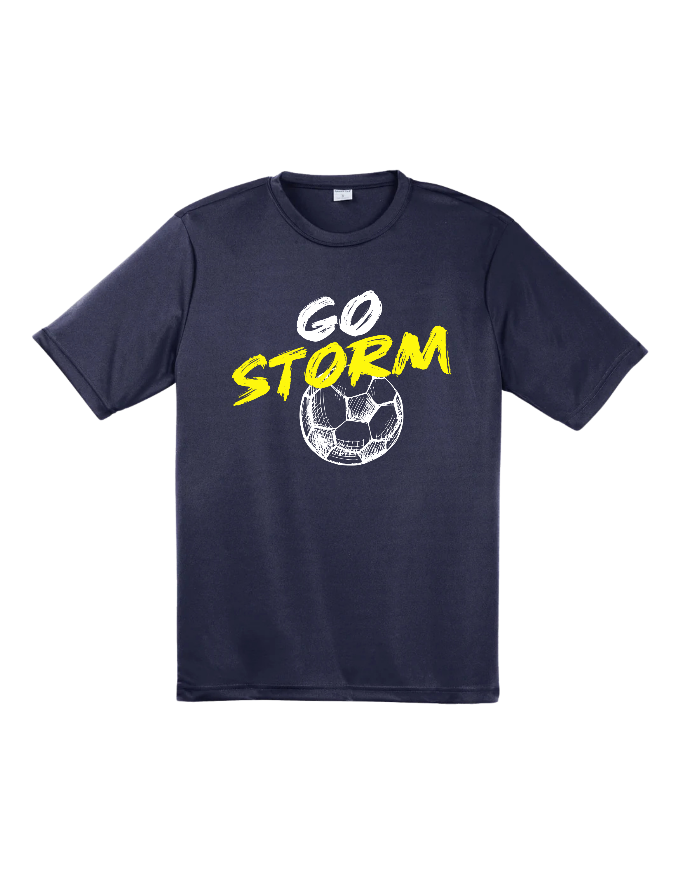 SportTek Moisture Wick Unixex Tee - Navy