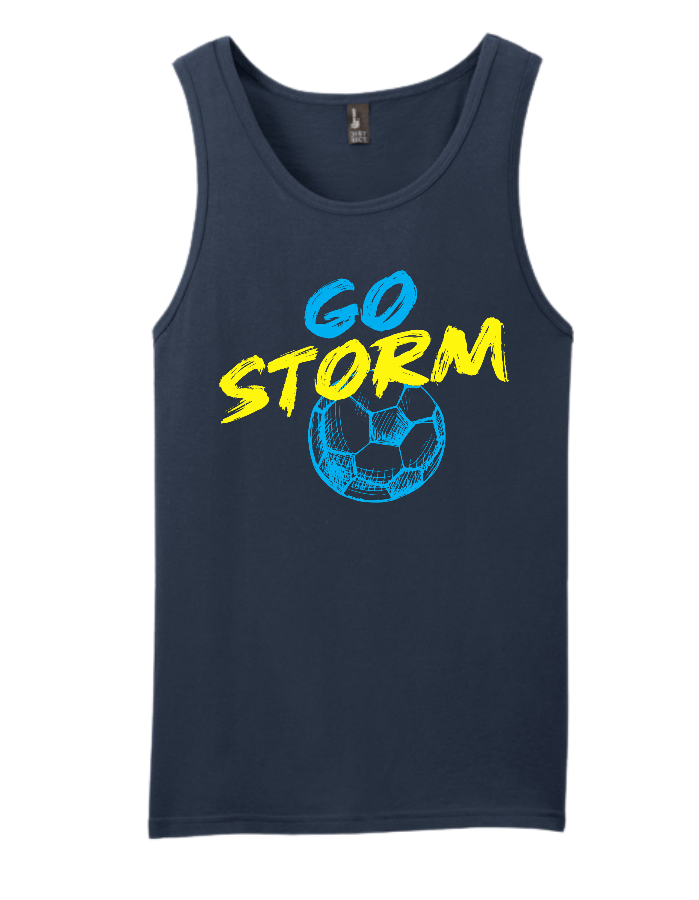 District Mens Tank - New Navy