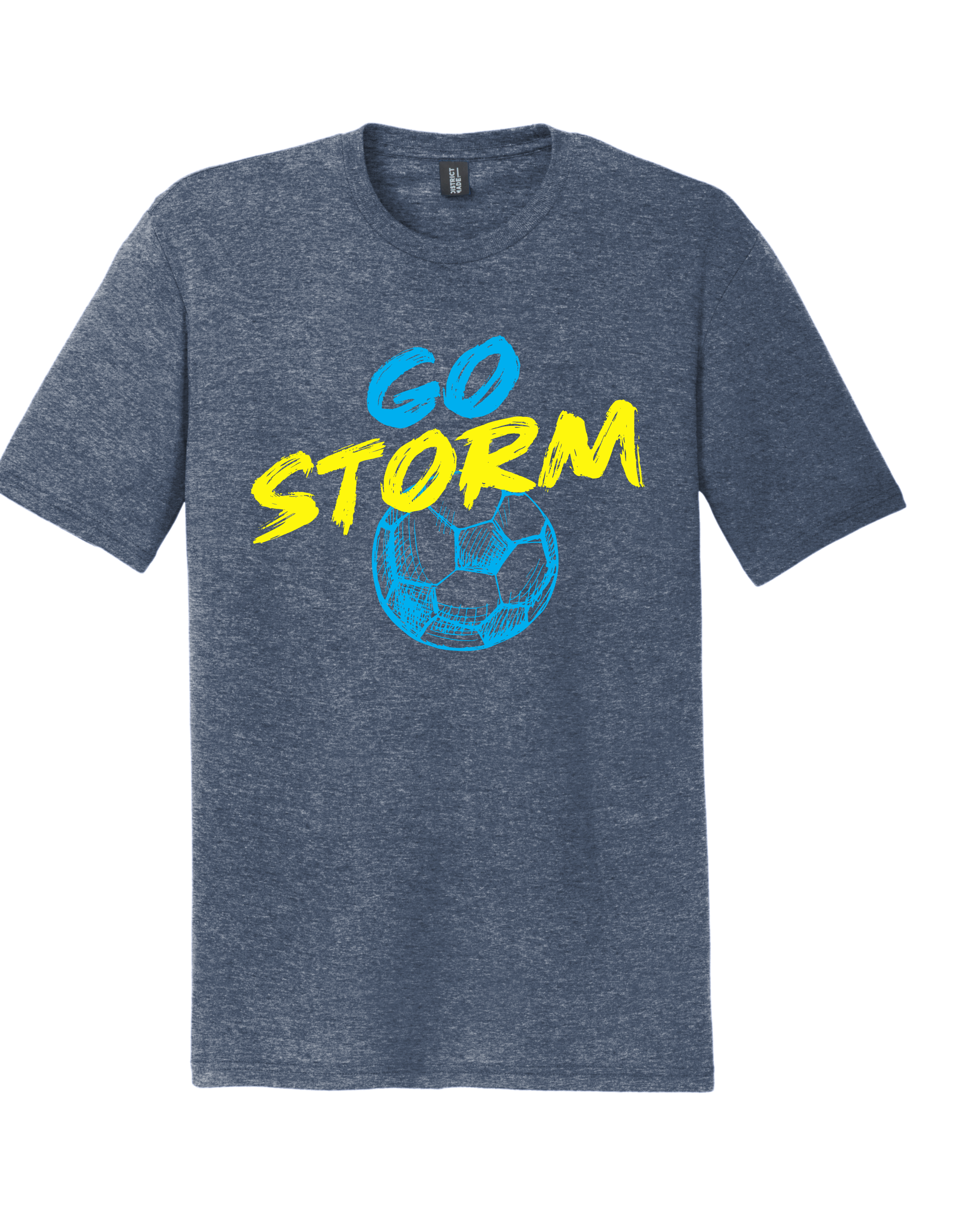 District TriBlend Unisex Tee - Navy Frost