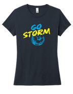 District TriBlend Womens Tee - New Navy