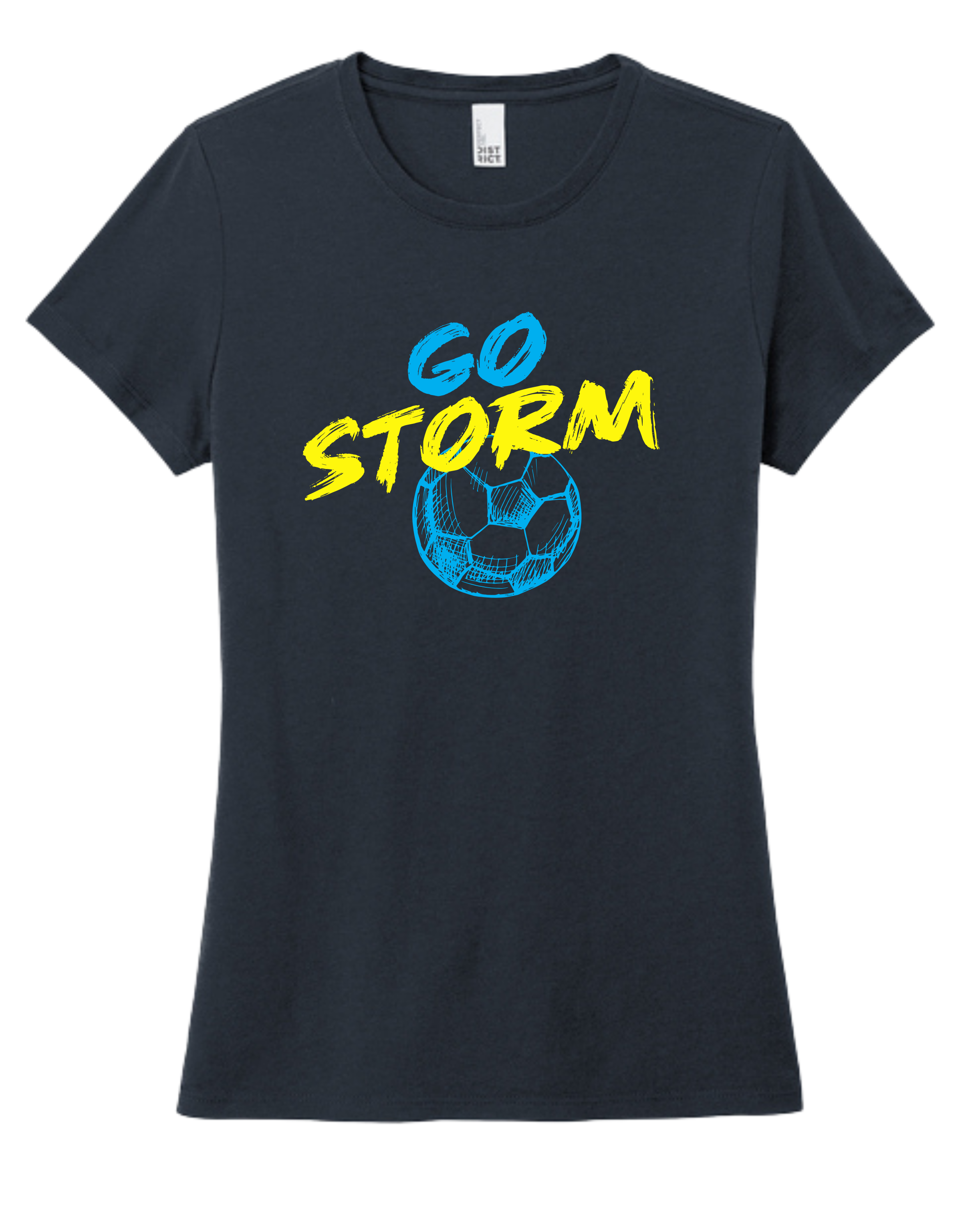 District TriBlend Womens Tee - New Navy