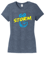 District TriBlend Womens Tee - Navy Frost