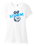 District TriBlend Womens Tee - White