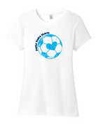 District TriBlend Womens Tee - White