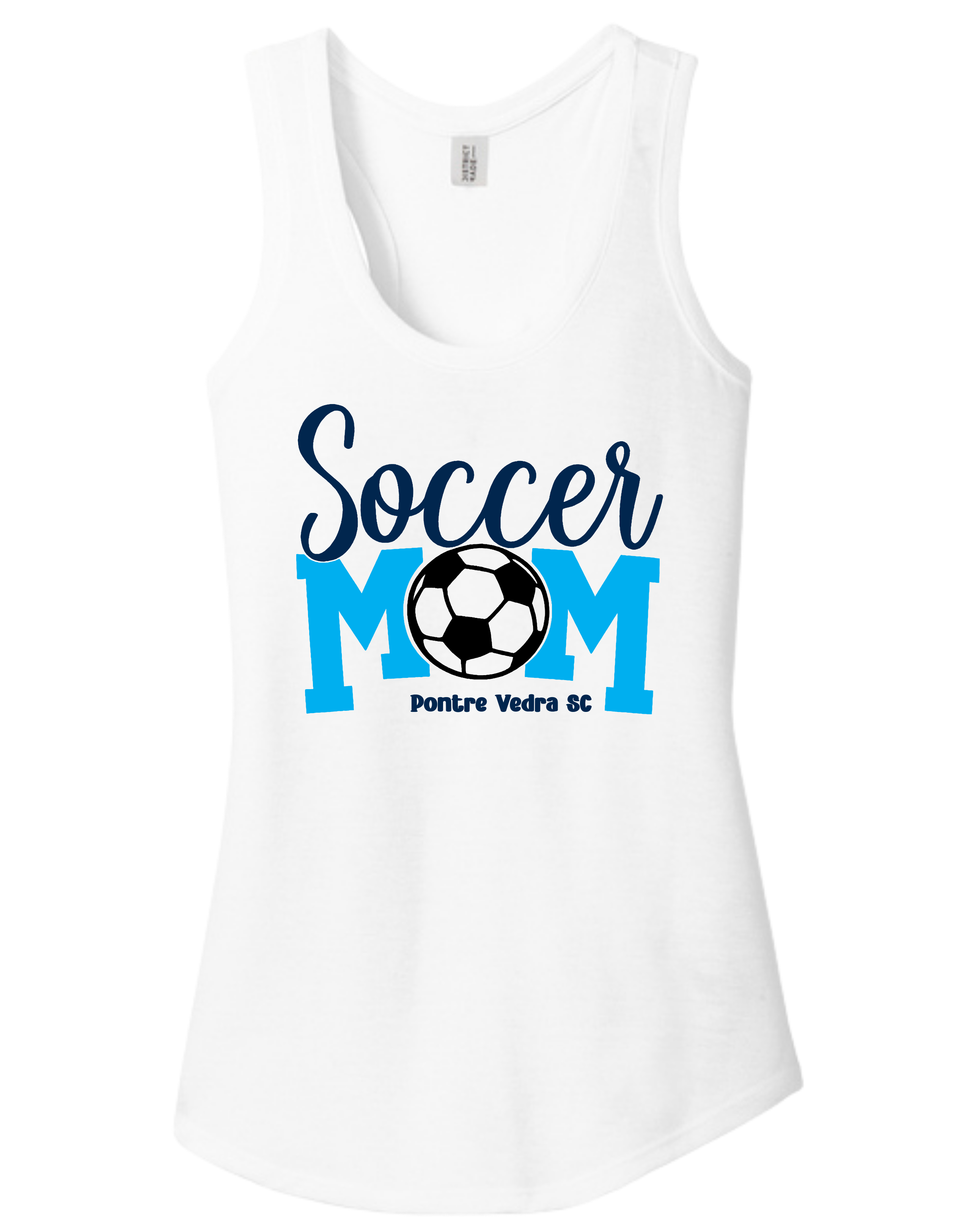 District TriBlend Racerback Tank - White