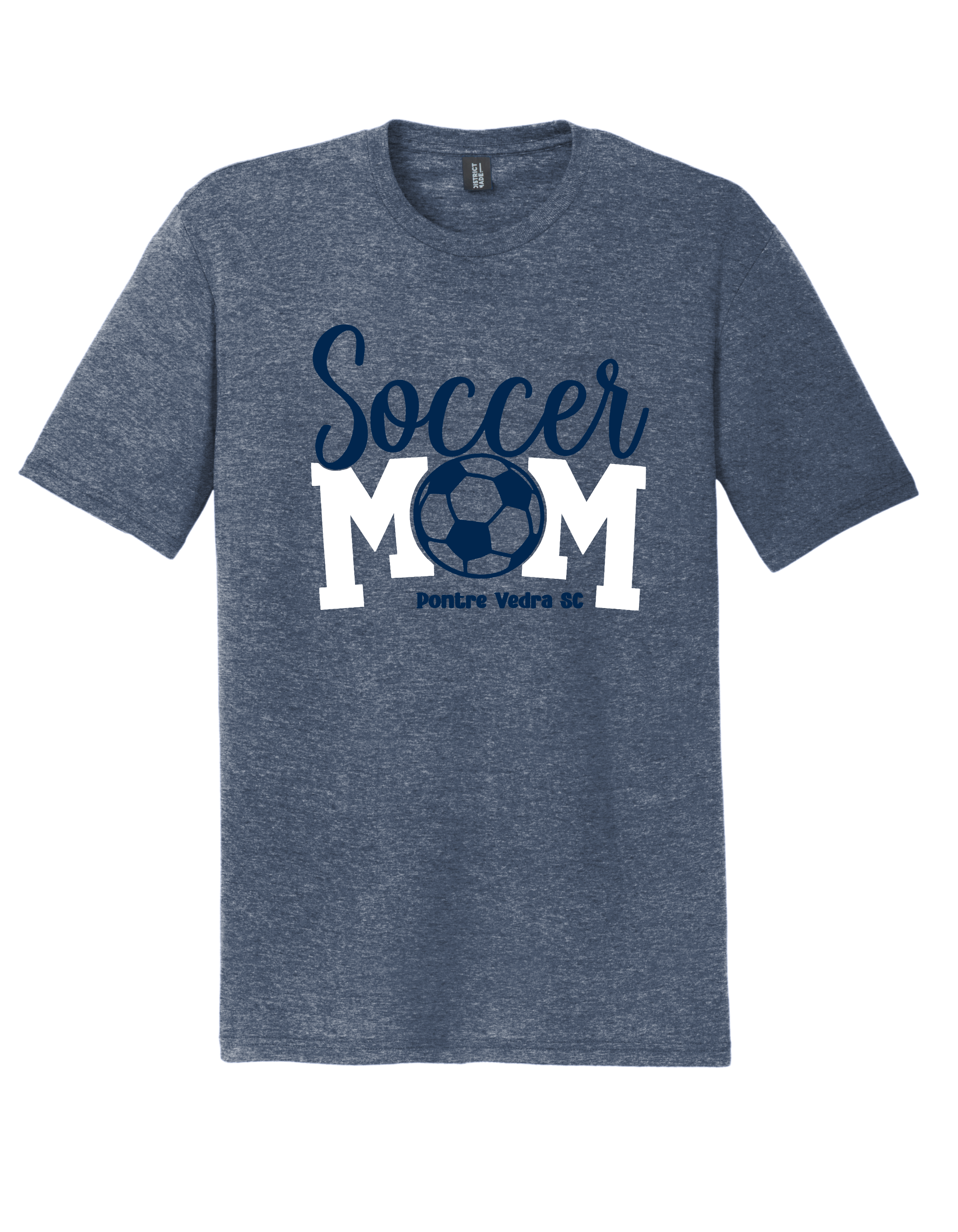 District TriBlend Unisex Tee - Navy Frost