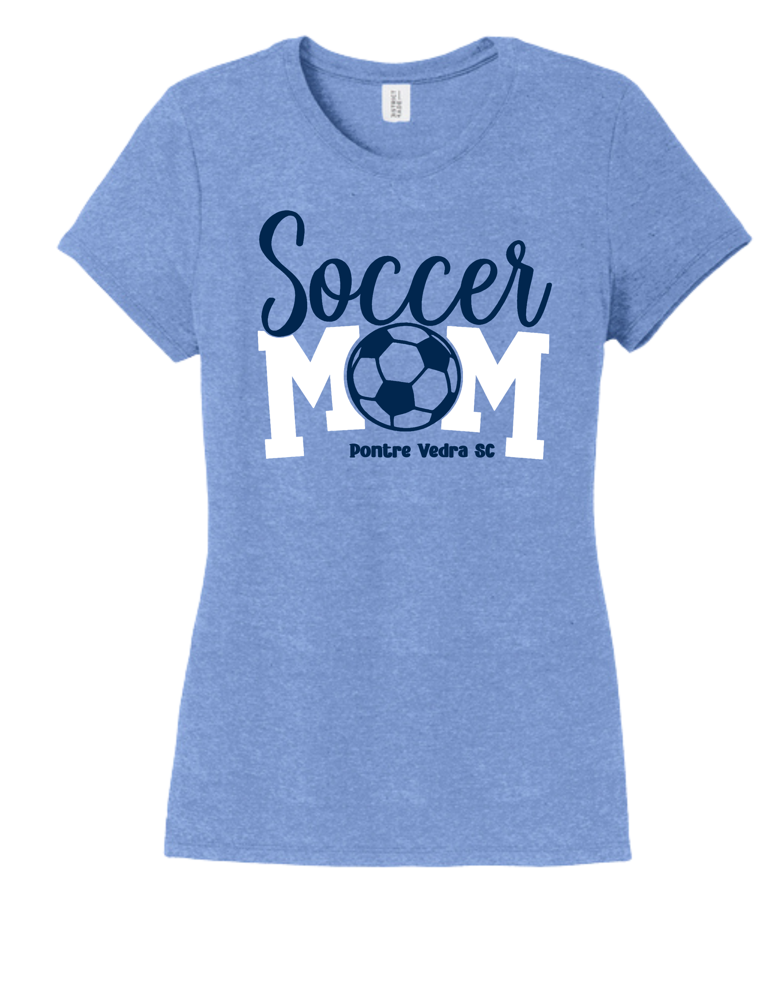 District TriBlend Womens Tee - Maritime Frost