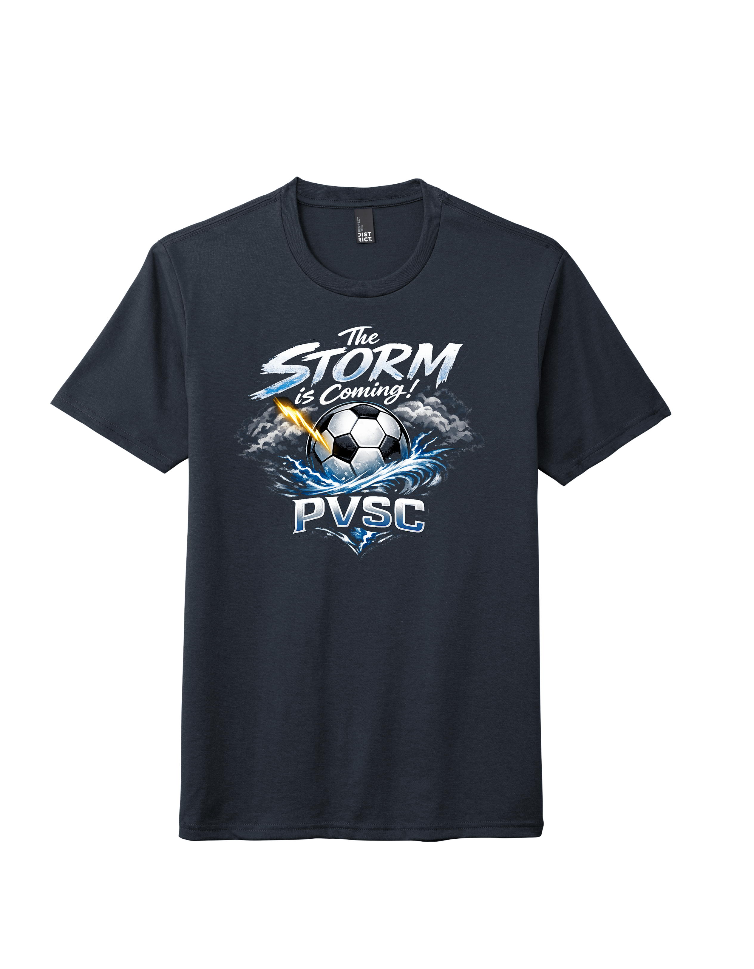 District TriBlend Unisex Tee - New Navy