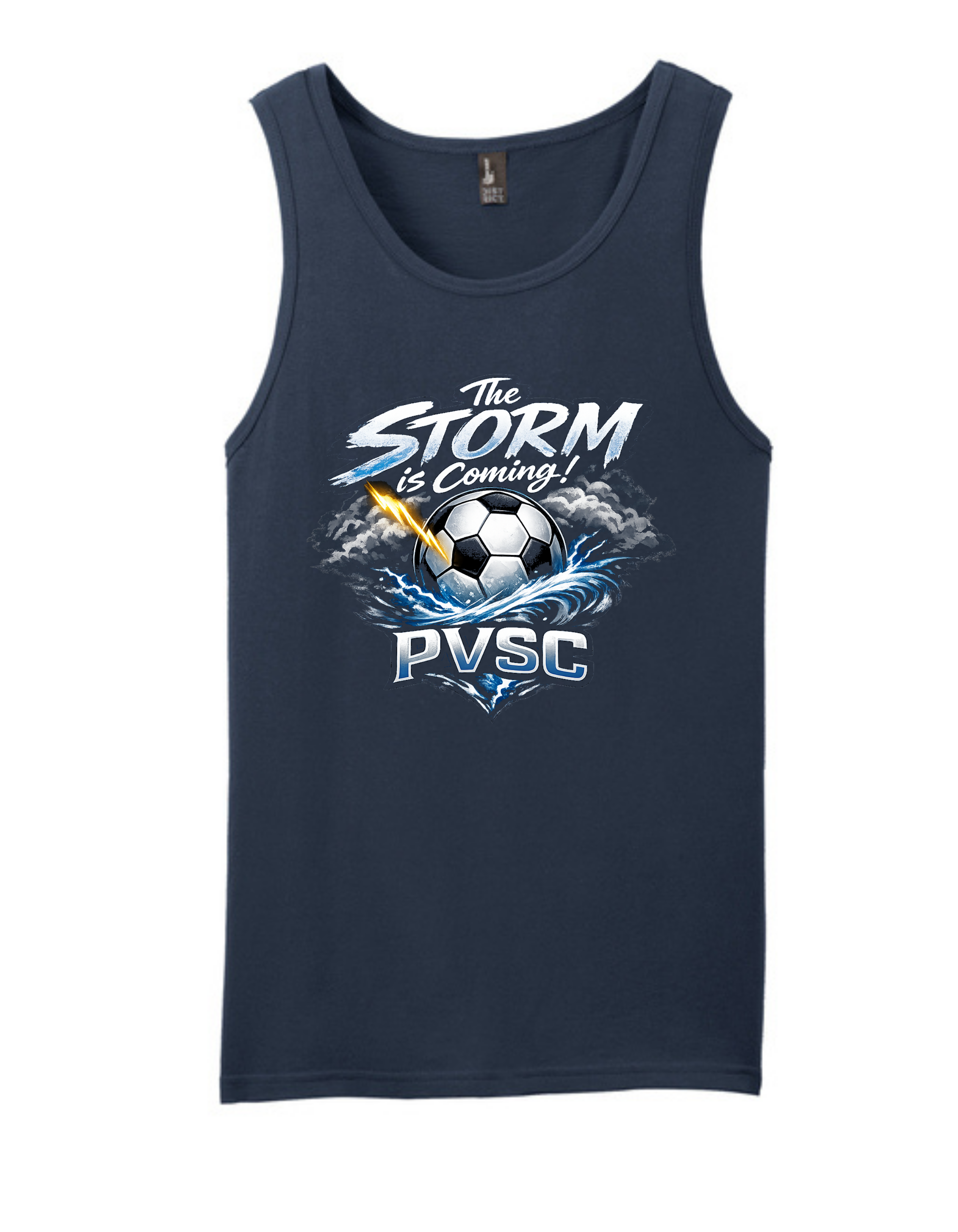 District Mens Tank - New Navy