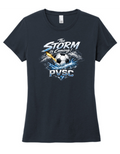 District TriBlend Womens Tee - New Navy