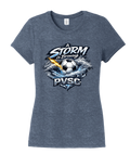 District TriBlend Womens Tee - Navy Frost