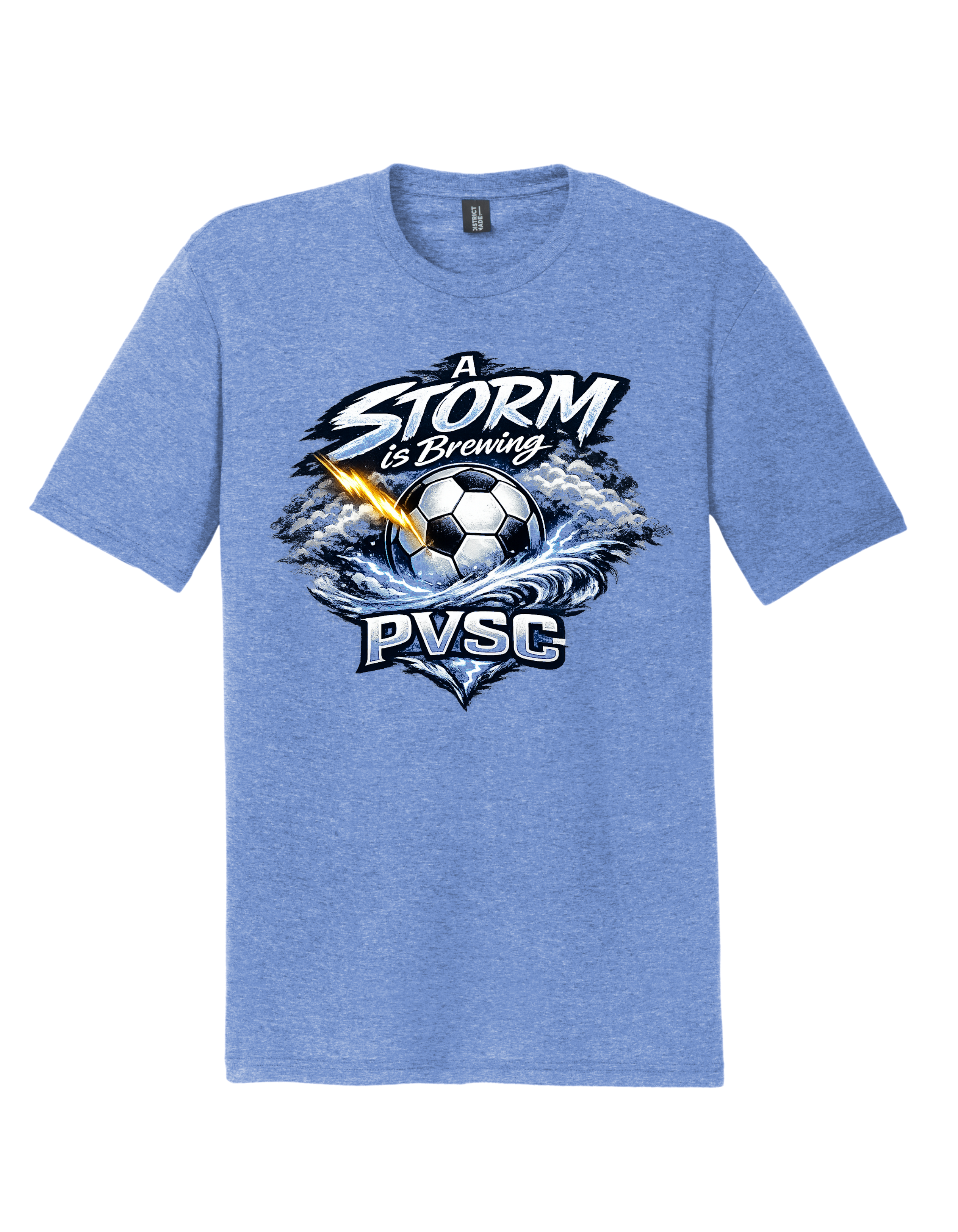 District TriBlend Unisex Tee - Maritime Frost