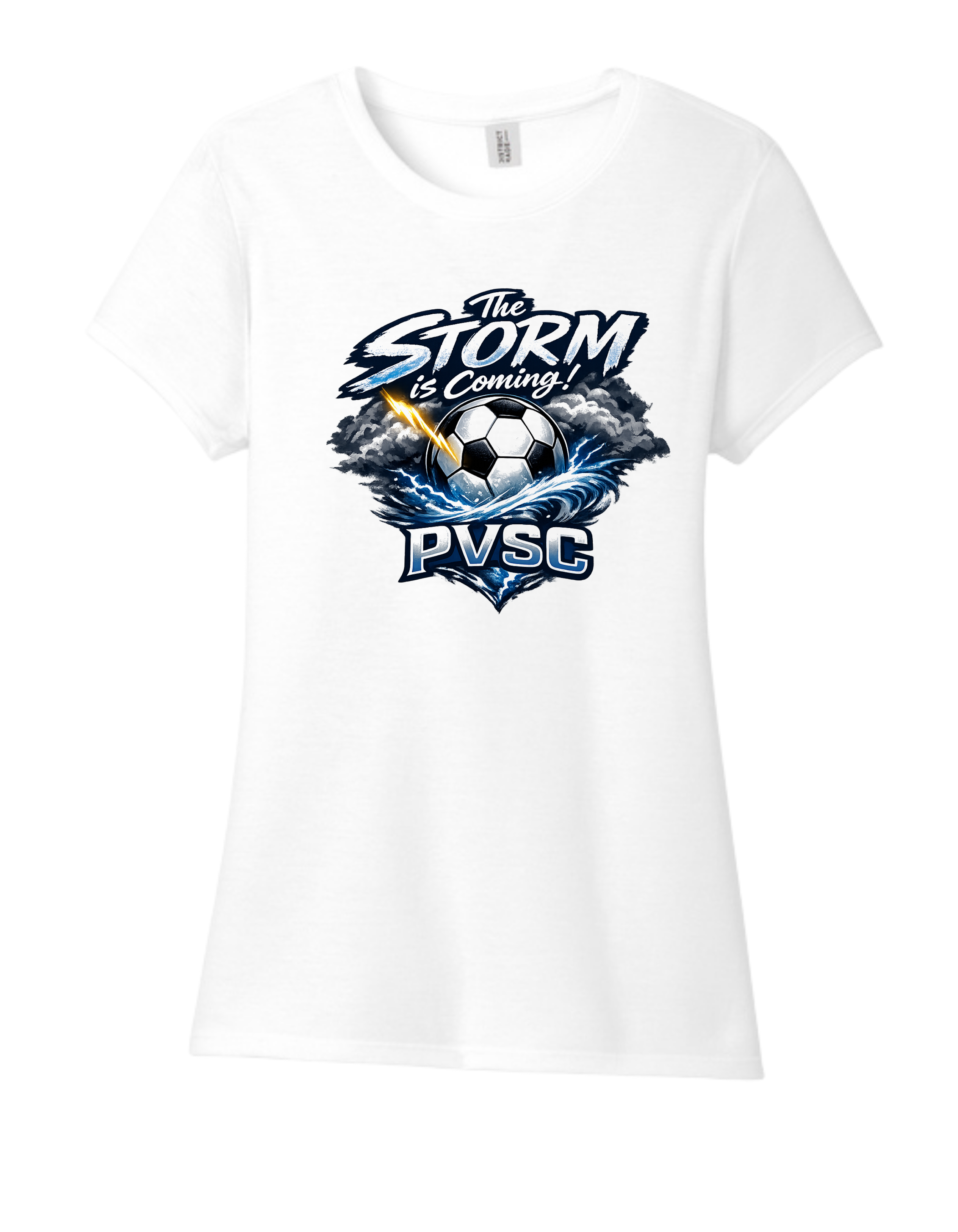 District TriBlend Womens Tee - White