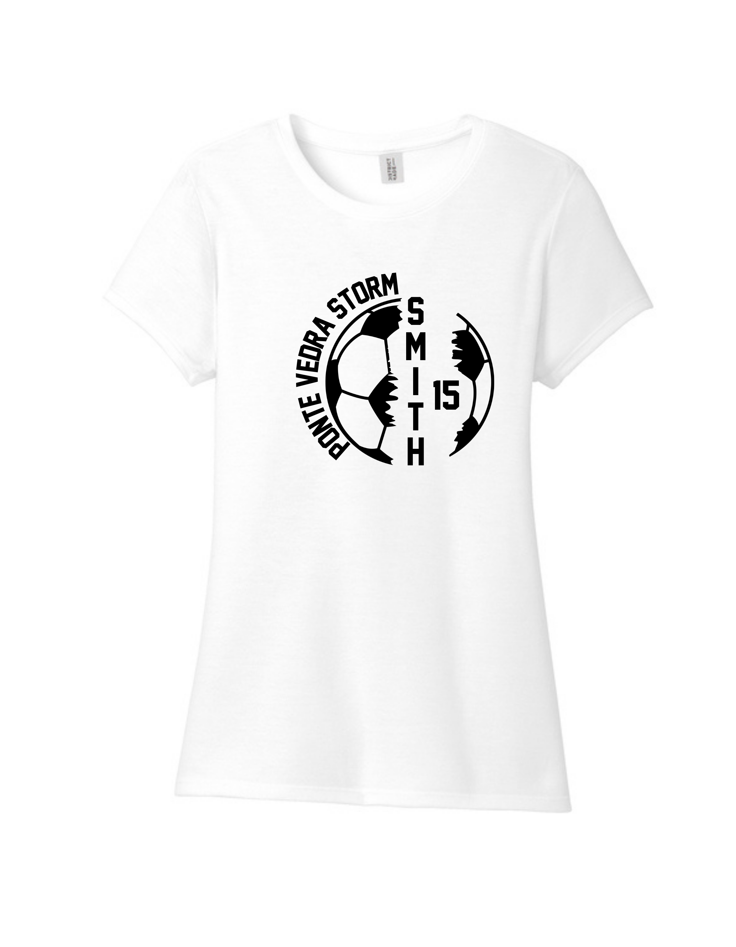 District TriBlend Womens Tee - White