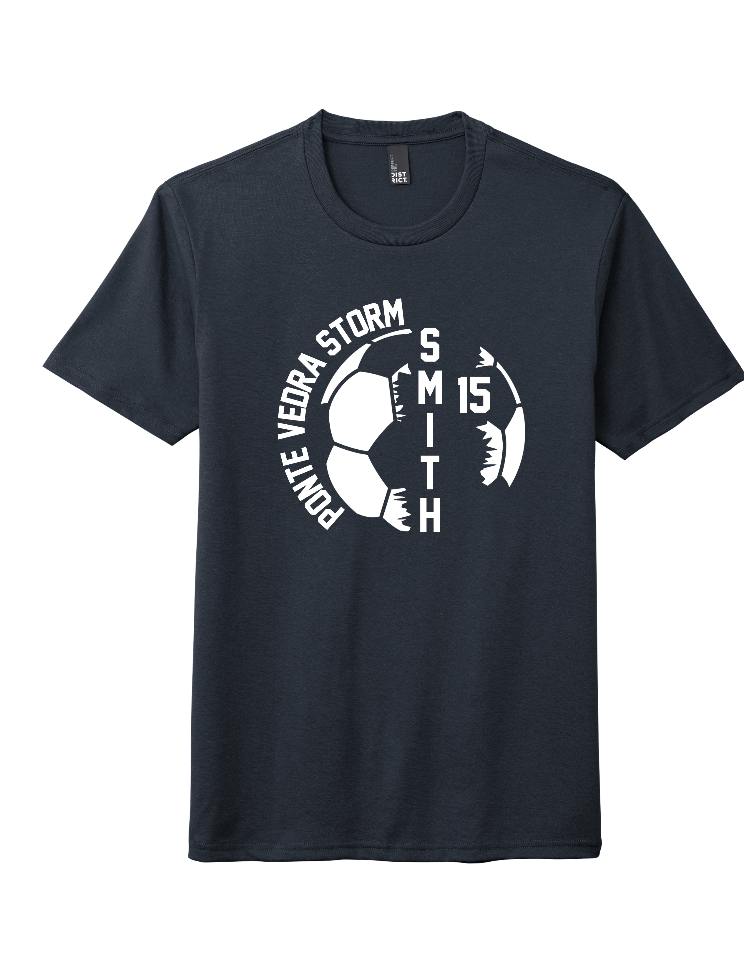 District TriBlend Unisex Tee - New Navy