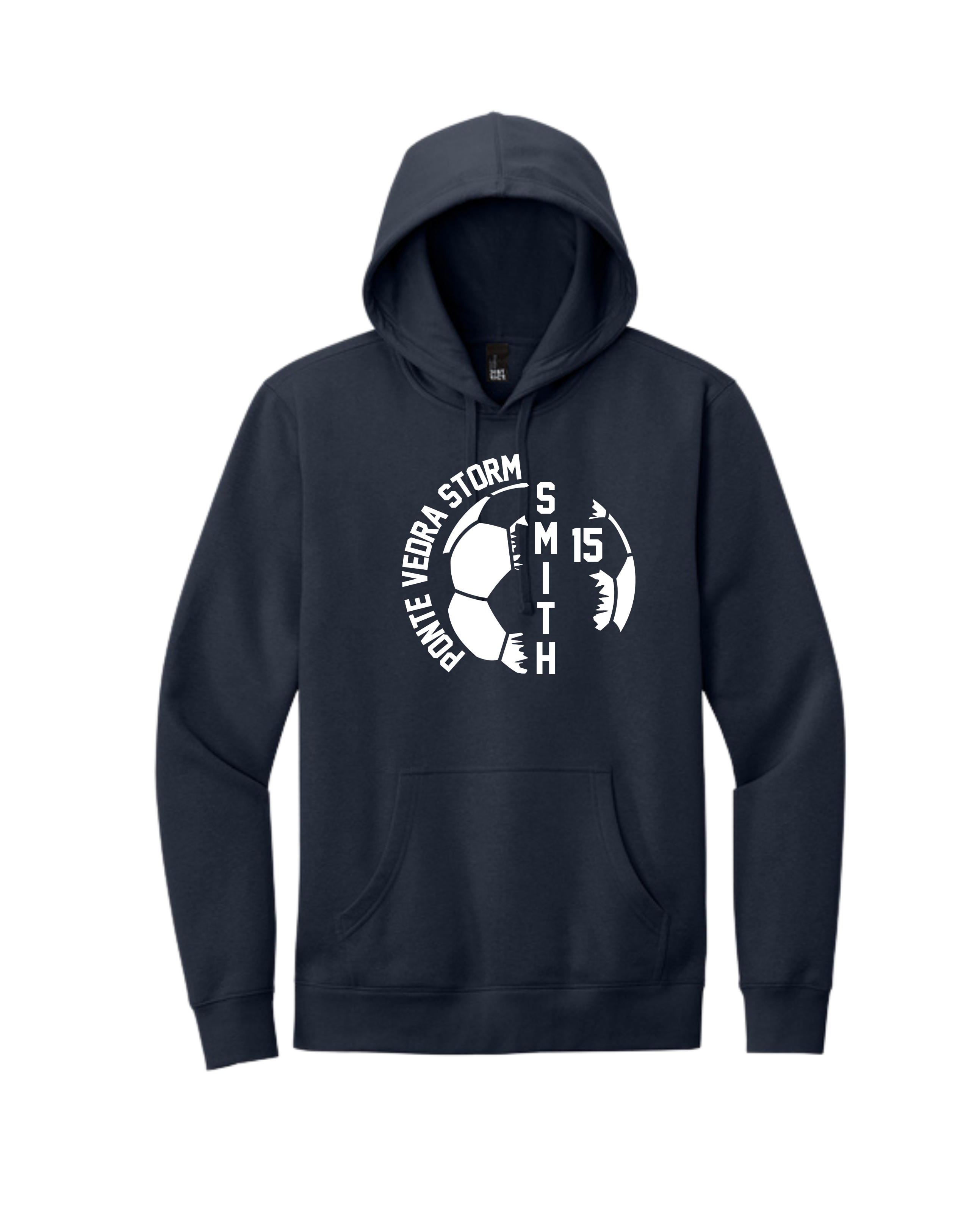 District Fleece Unisex Hoodie - Navy