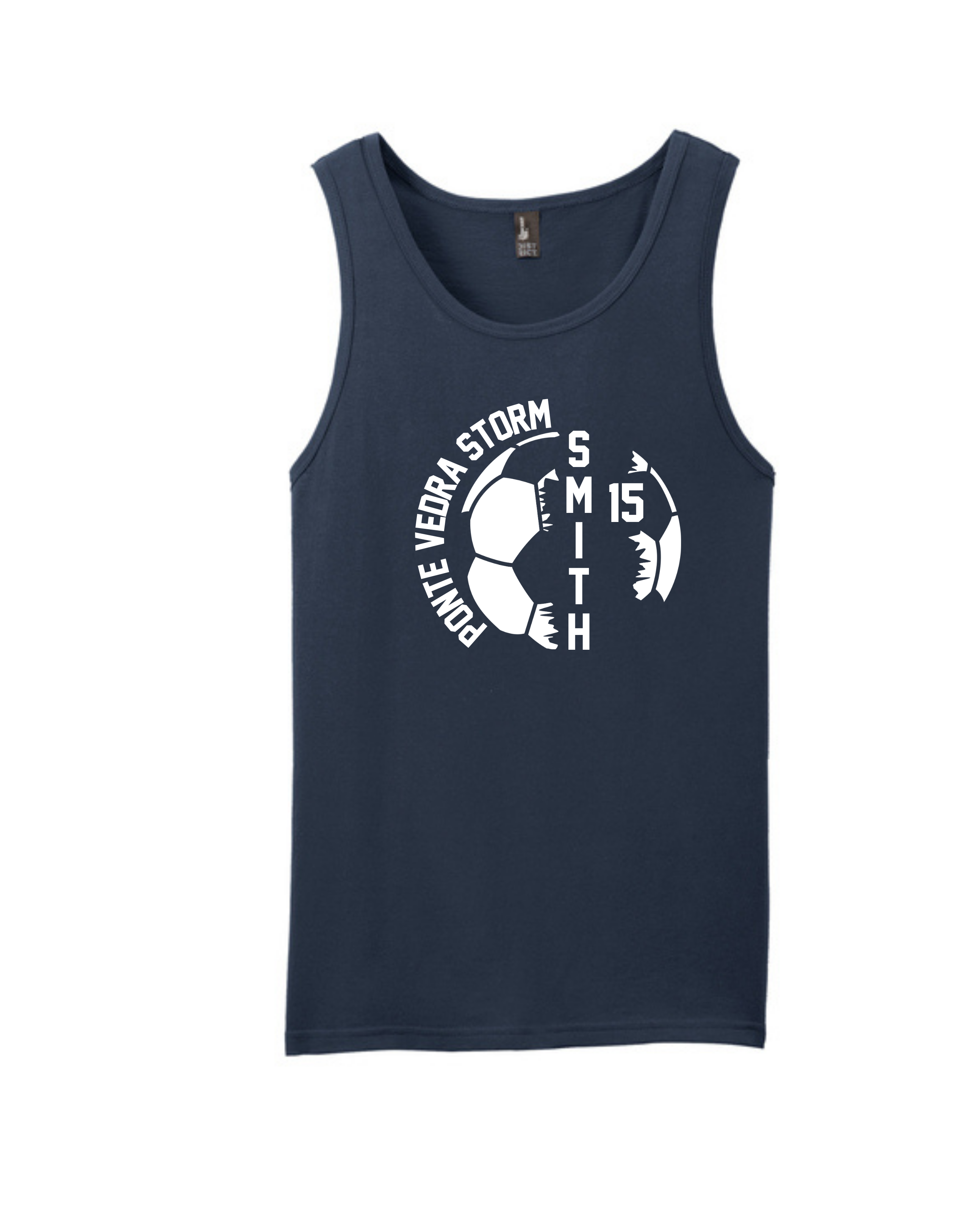 District Mens Tank - New Navy