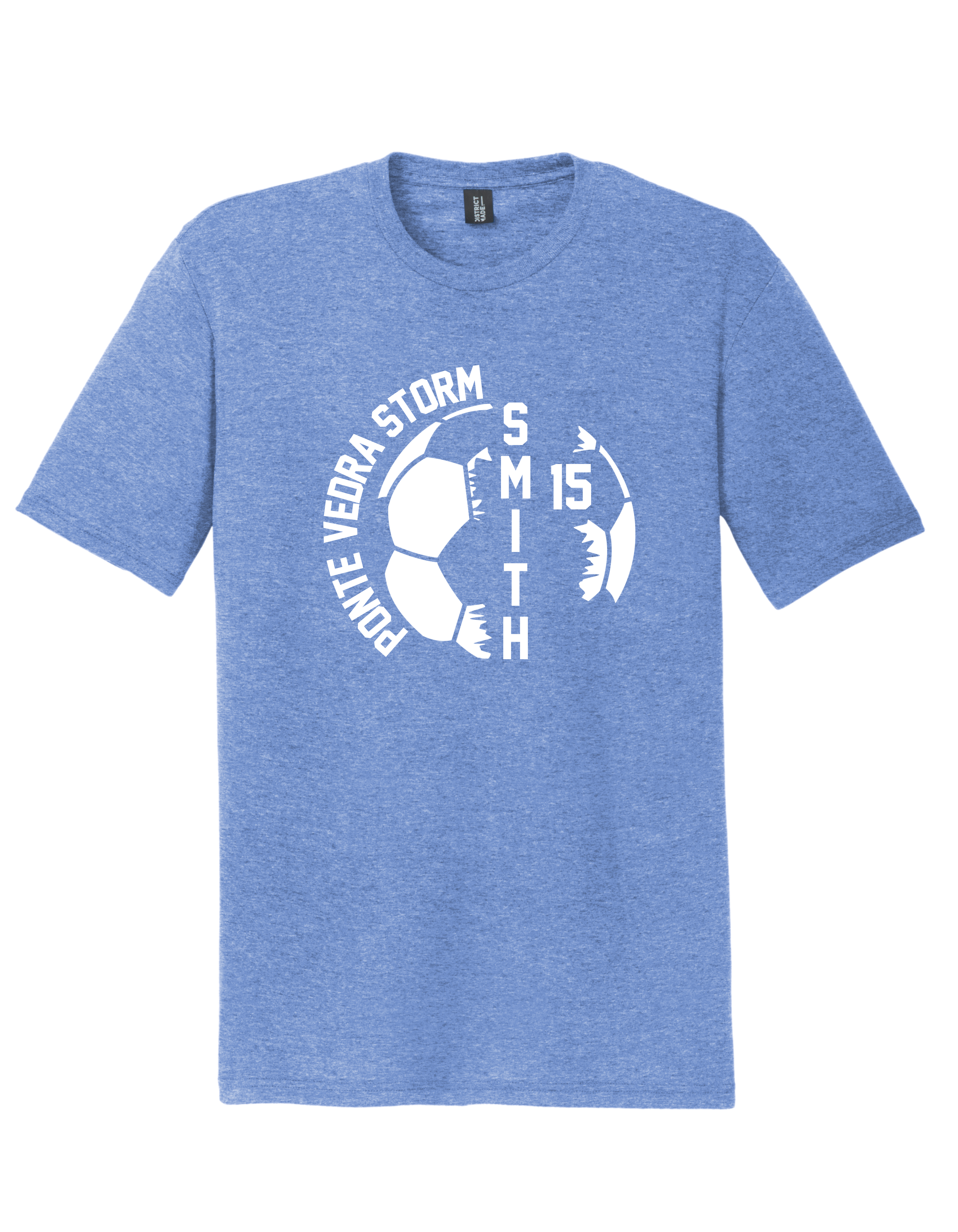 District TriBlend Unisex Tee - Maritime Frost