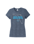 District TriBlend Womens Tee - Navy Frost
