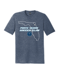District TriBlend Unisex Tee - Navy Frost