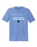 District TriBlend Unisex Tee - Maritime Frost