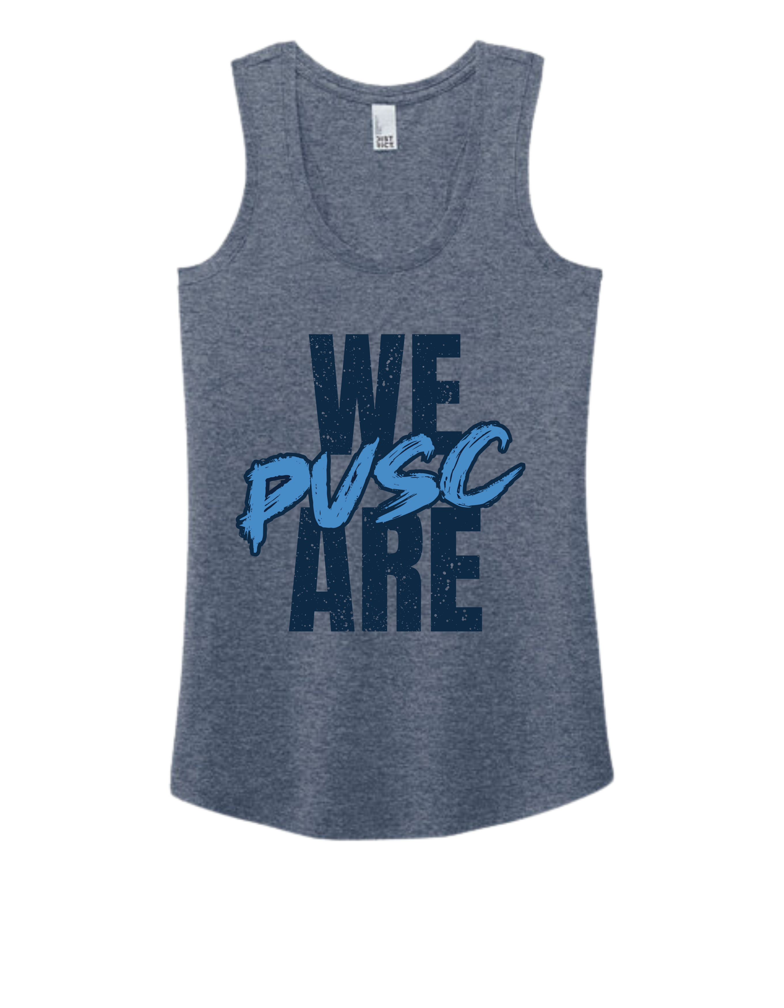 District TriBlend Racerback Tank - Navy Frost