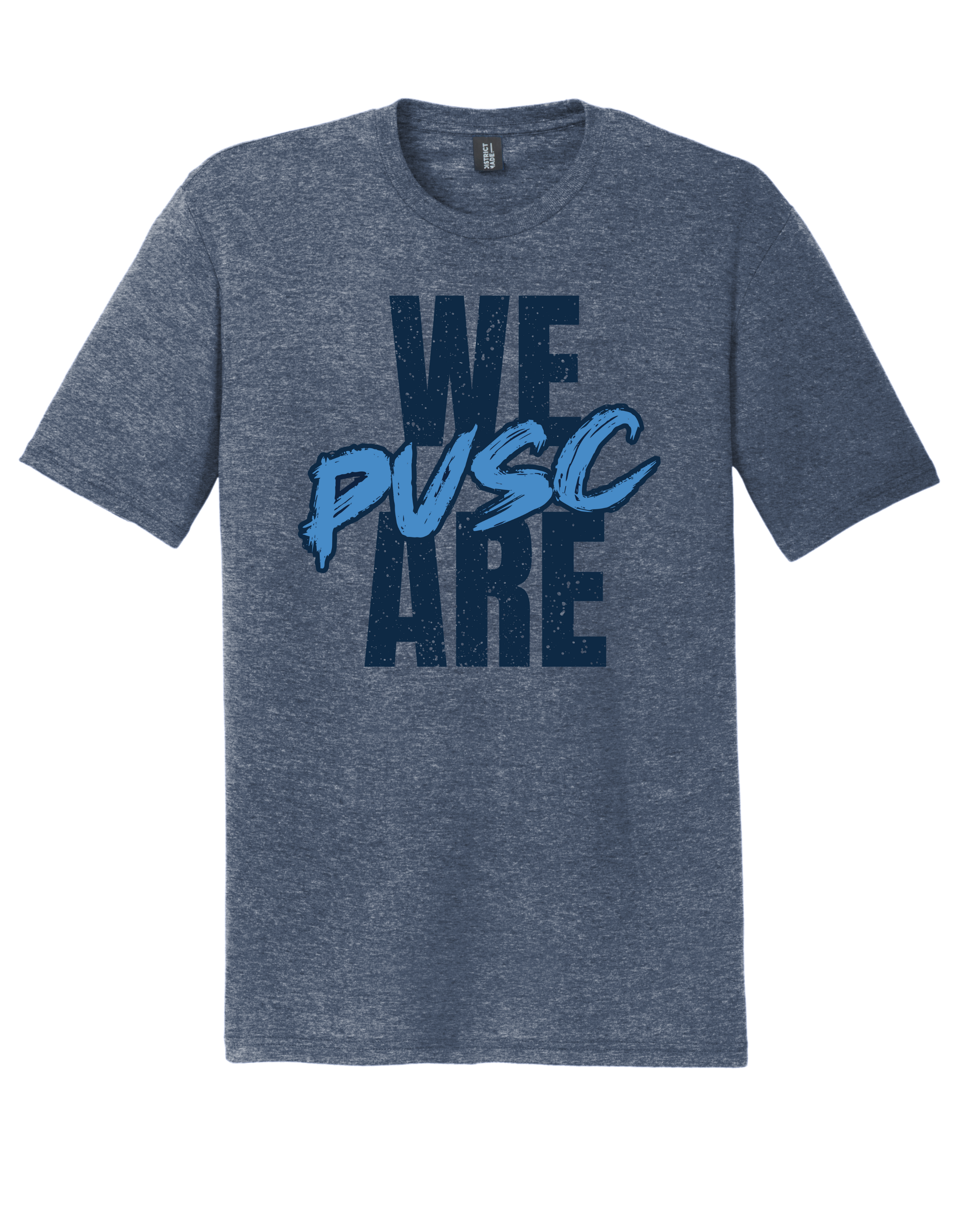 District TriBlend Unisex Tee - Navy Frost