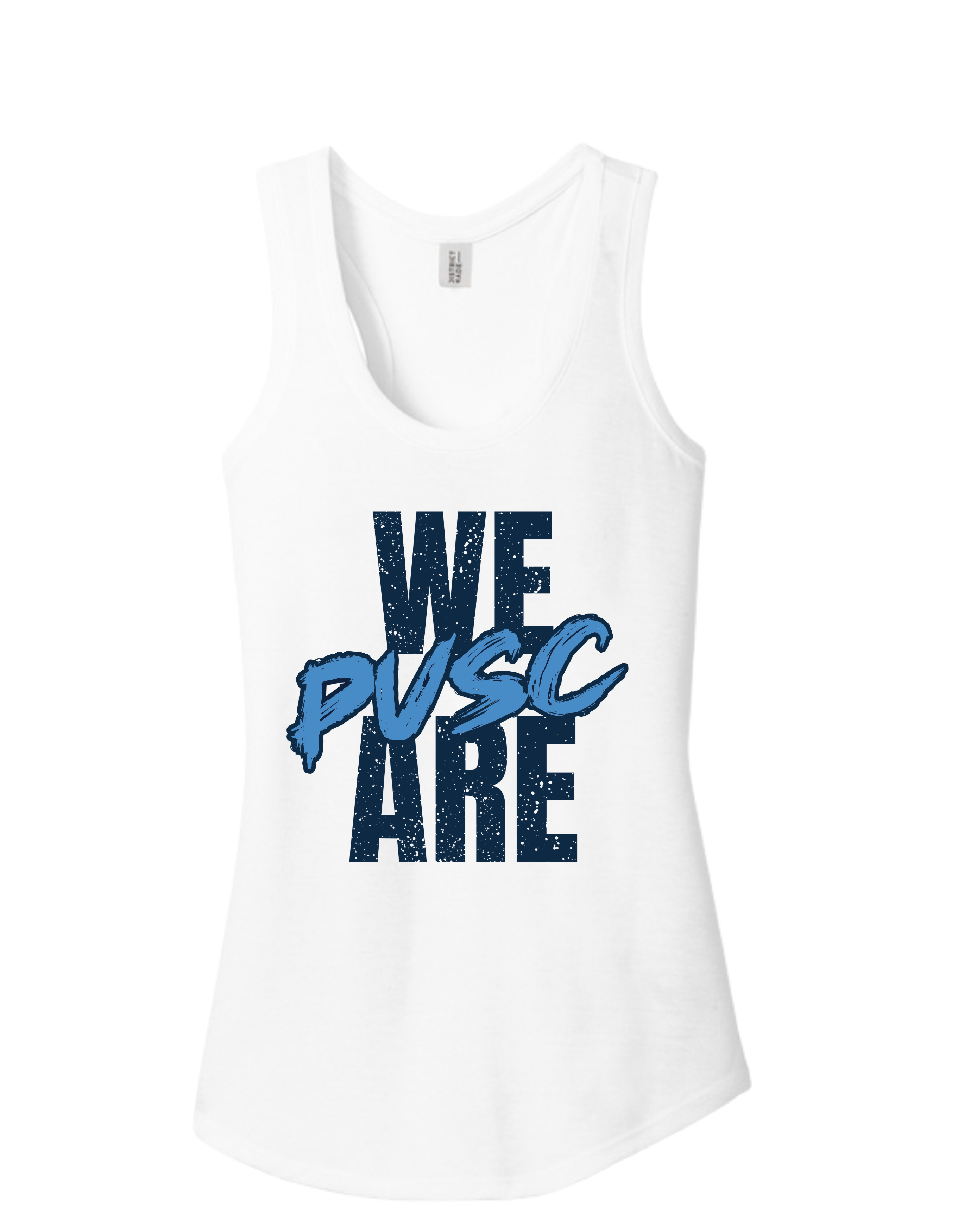 District TriBlend Racerback Tank - White