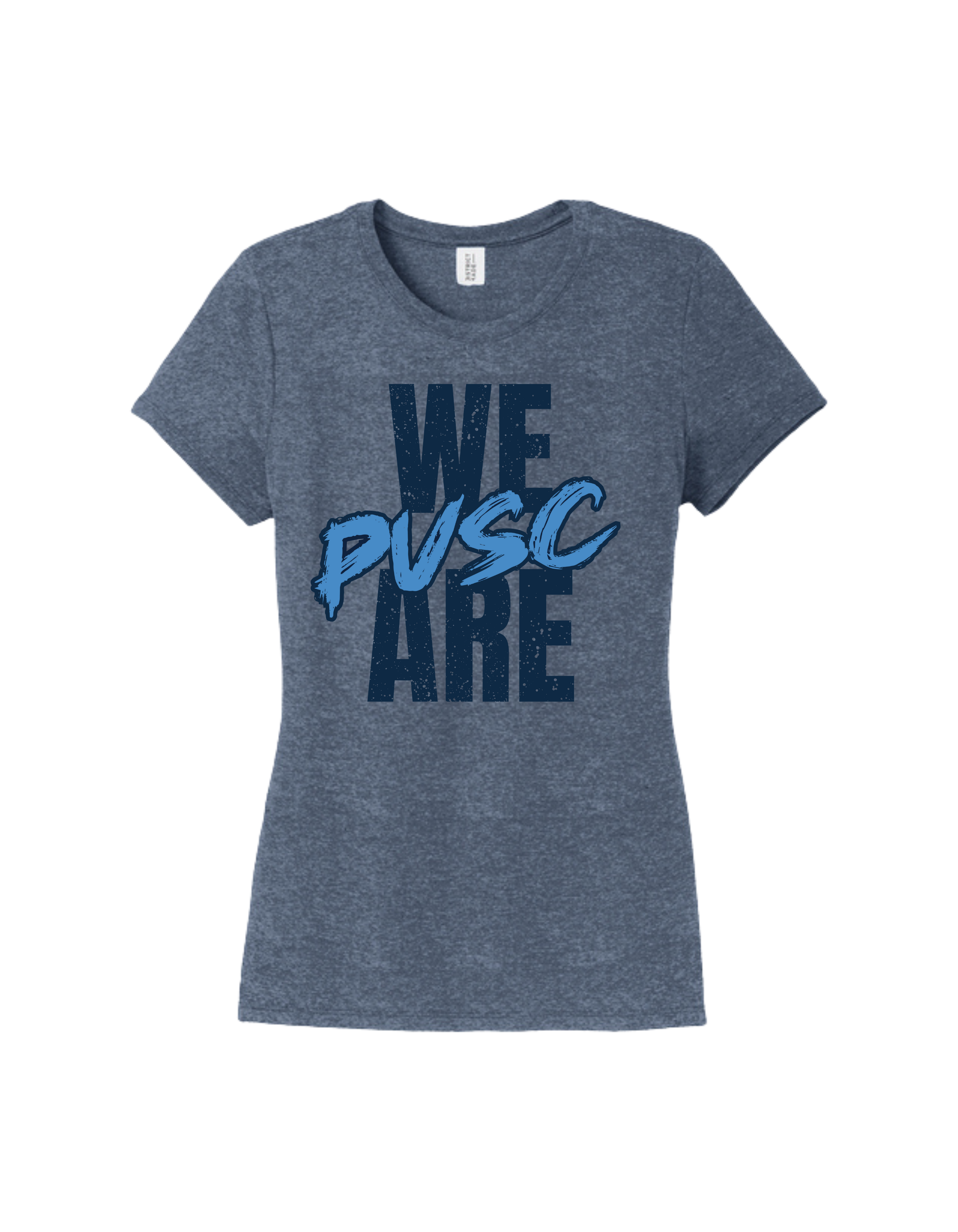 District TriBlend Womens Tee - Navy Frost