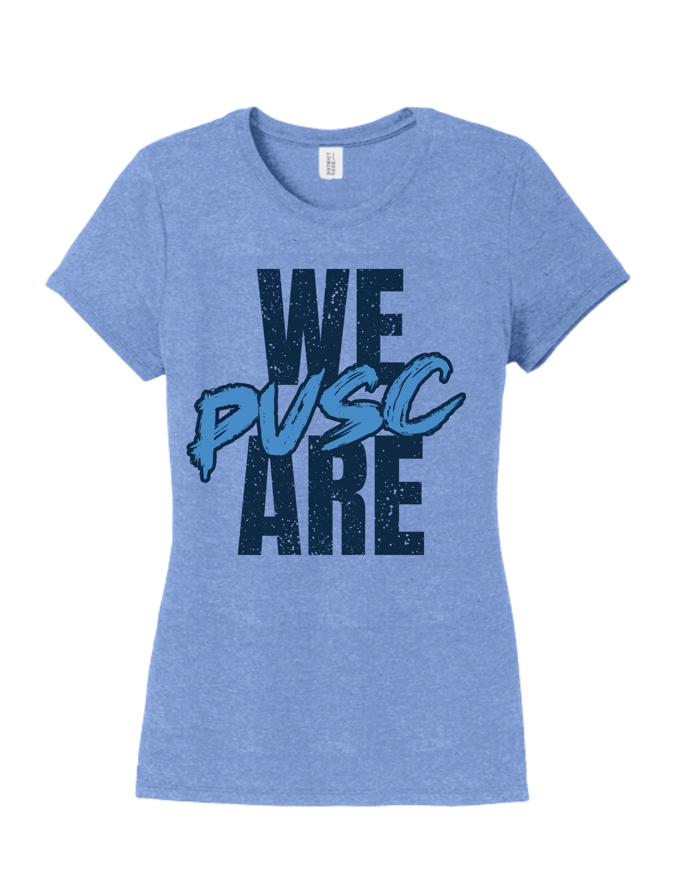 District TriBlend Womens Tee - Maritime Frost