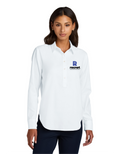 RECNET Original Logo – Women's Long Sleeve Oxford Shirt