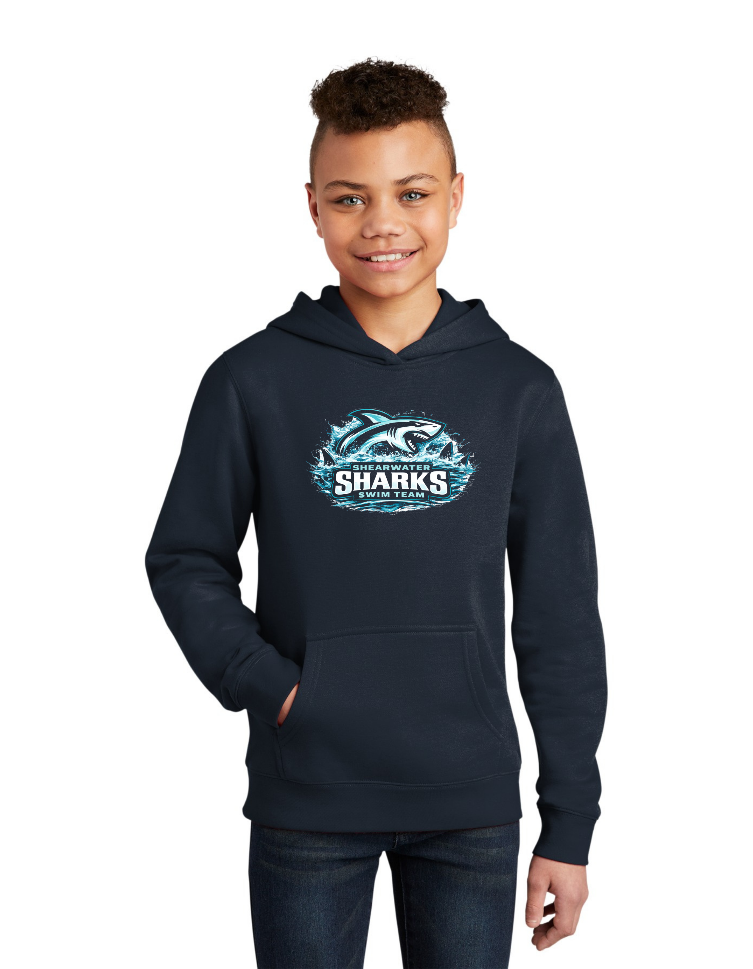 2026 Shearwater Shark Logo Hoodie - Youth