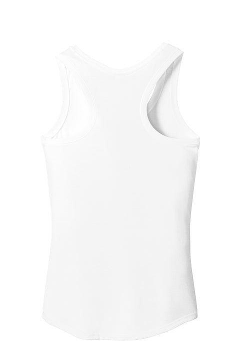 District TriBlend Racerback Tank - White