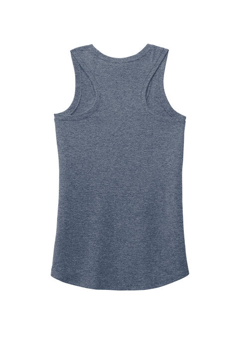 District TriBlend Racerback Tank - Navy Frost