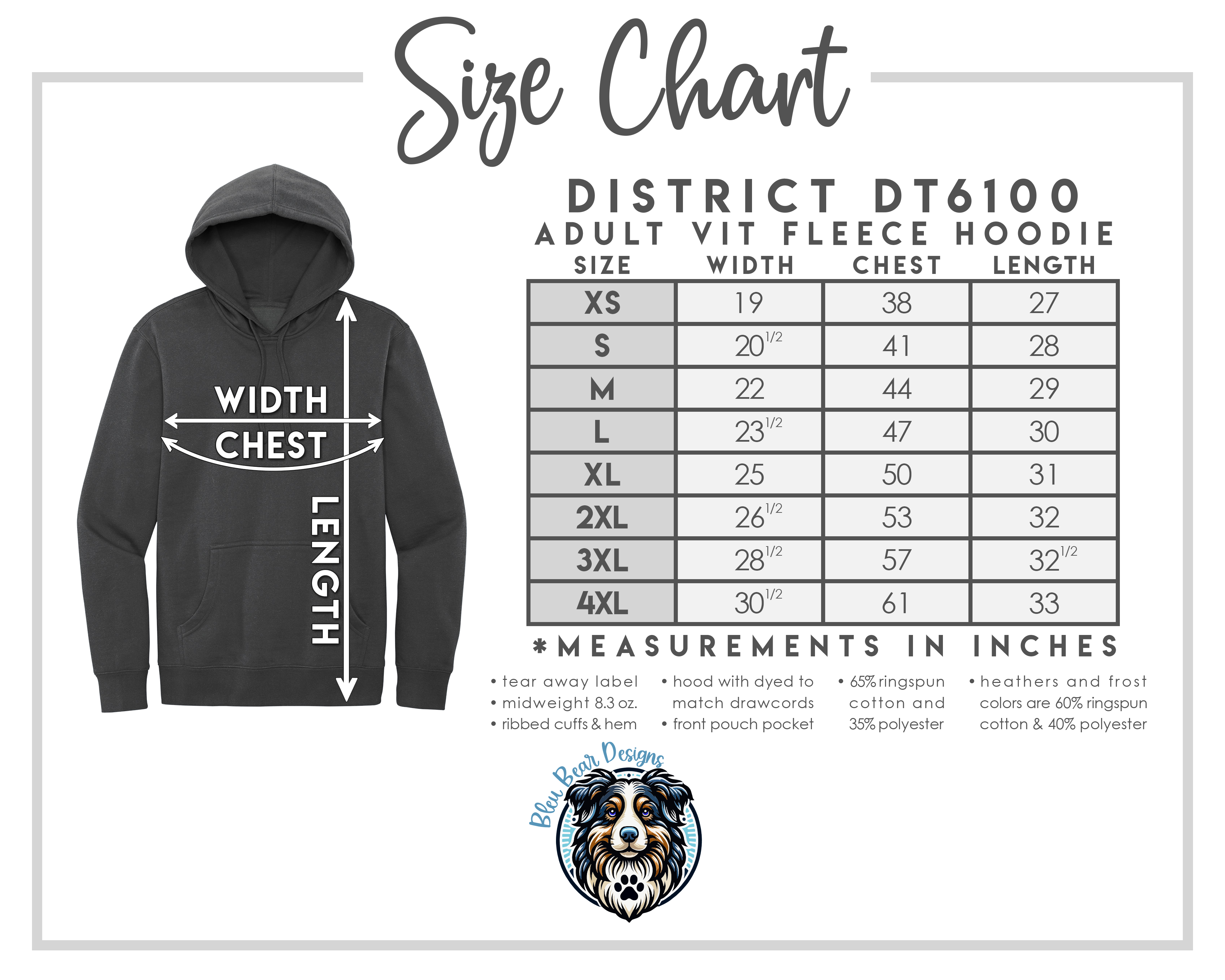 District Fleece Unisex Hoodie - Navy